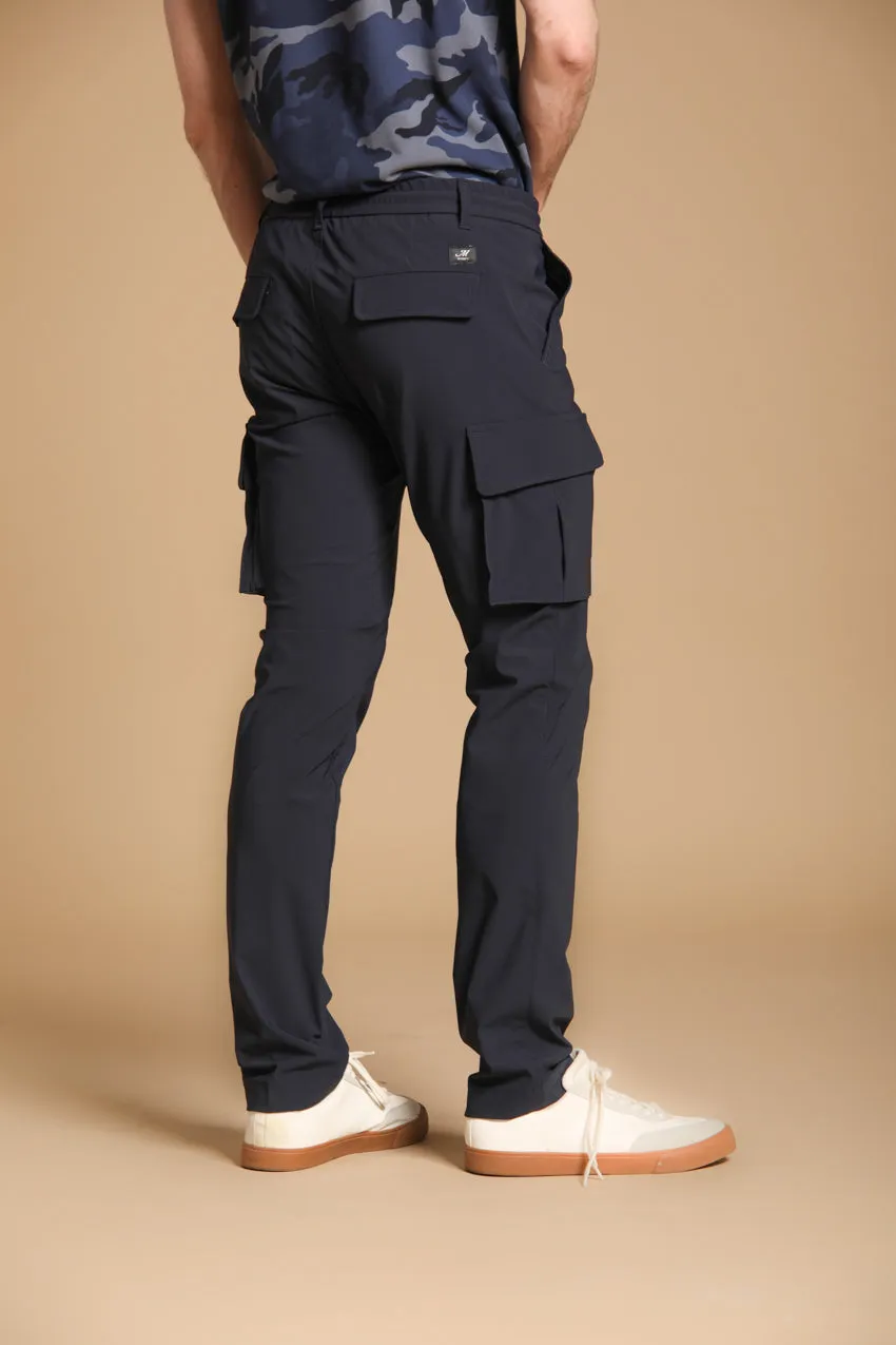 Chile jogger men’s cargo pants in super technical jersey extra sim fit sold by Mason's product image thumbnail 5