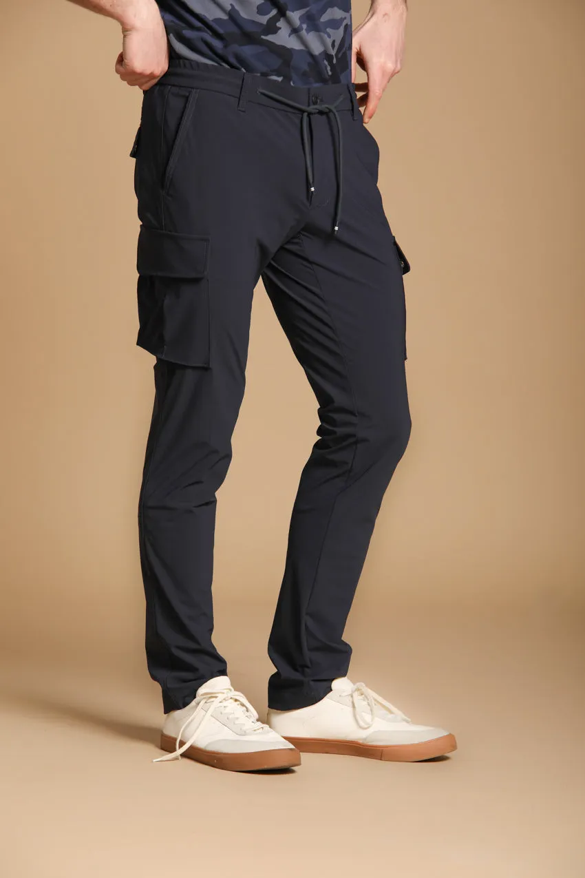 Chile jogger men’s cargo pants in super technical jersey extra sim fit sold by Mason's product image thumbnail 3