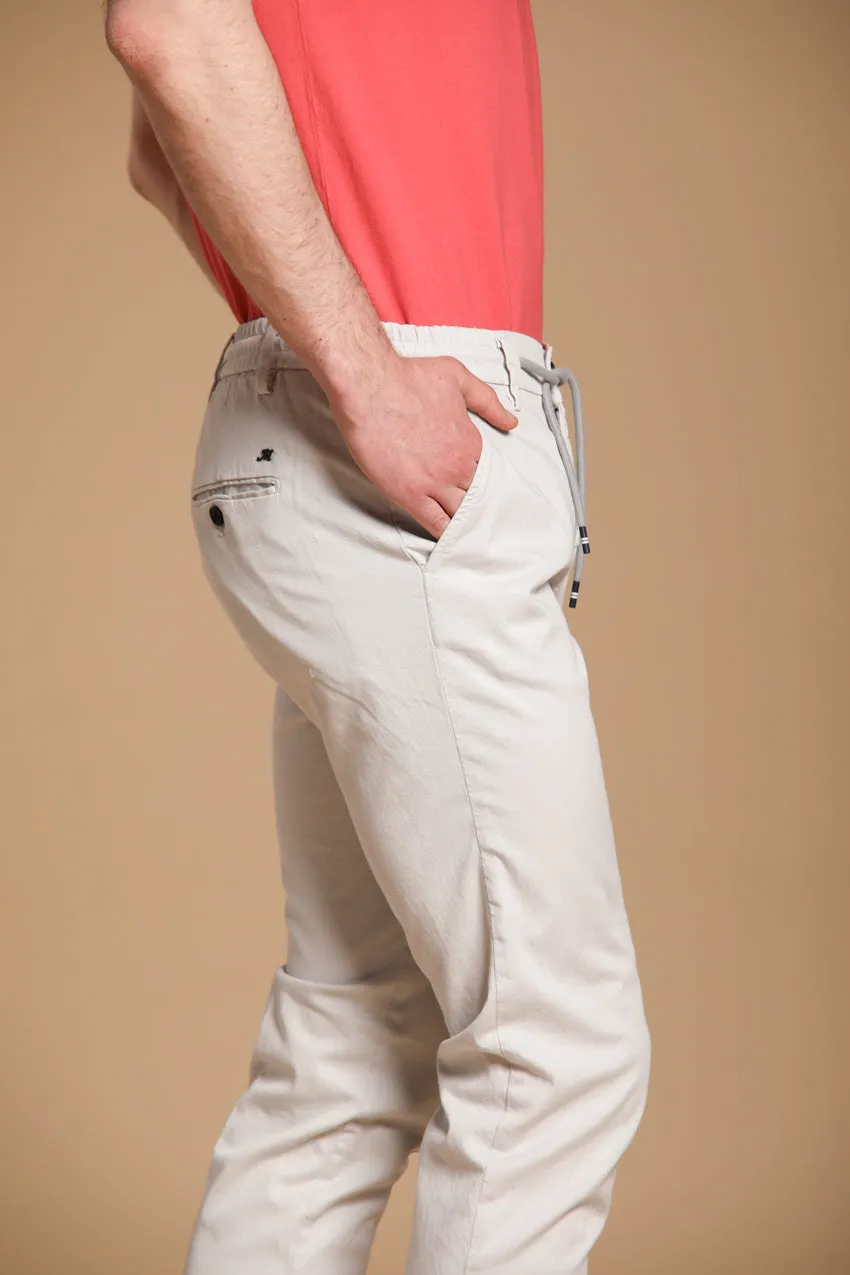 Milano Jogger men's chino jogger in cotton and tencel extra slim fit sold by Mason's product image thumbnail 3
