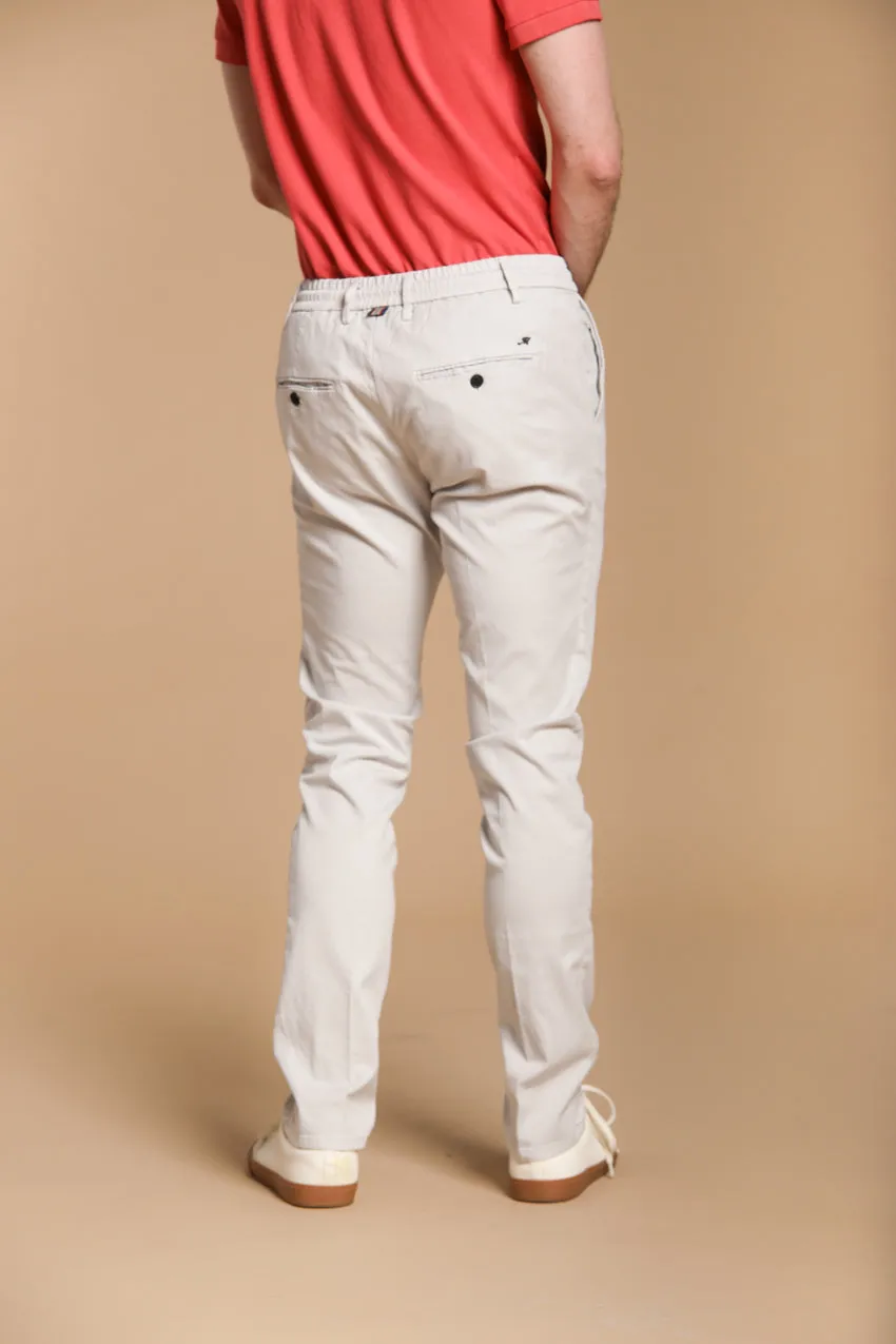 Milano Jogger men's chino jogger in cotton and tencel extra slim fit sold by Mason's product image thumbnail 4