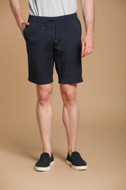 New York Sack men's chino jogger bermuda shorts in Pima Cotton Regular fit sold by Mason's