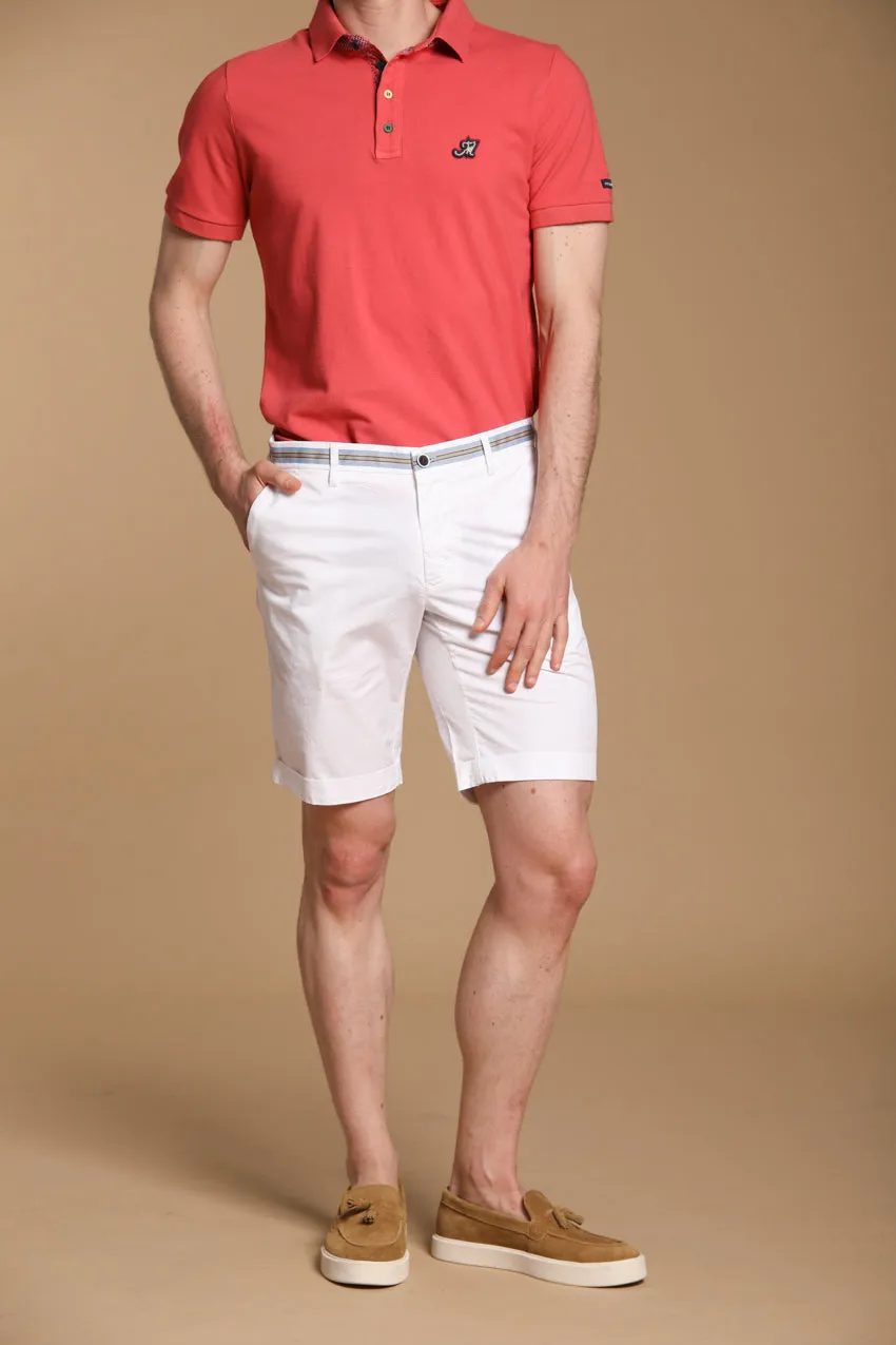 New York Summer men's chino bermuda shorts in pima cotton Regular fit sold by Mason's