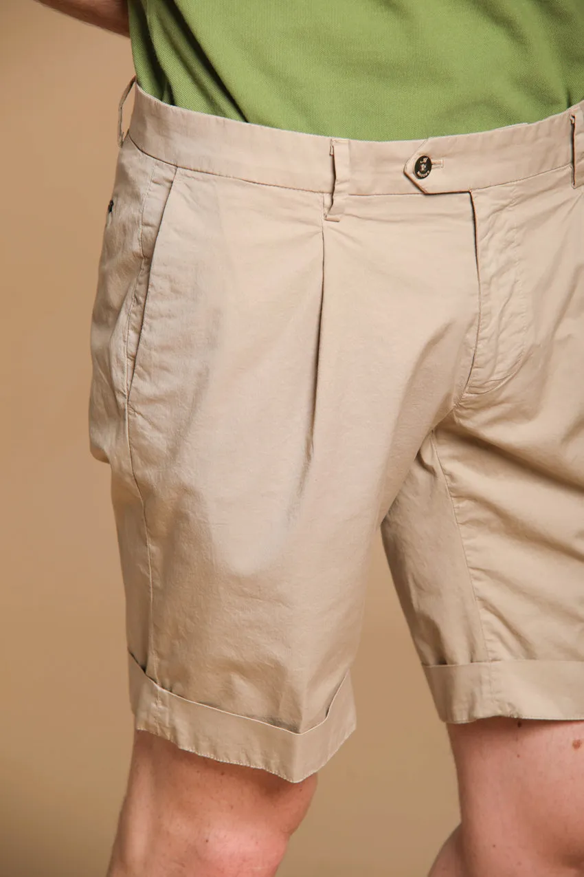 New York Time 1 Pinces men's chino bermuda shorts in Pima cotton Regular fit sold by Mason's product image thumbnail 2