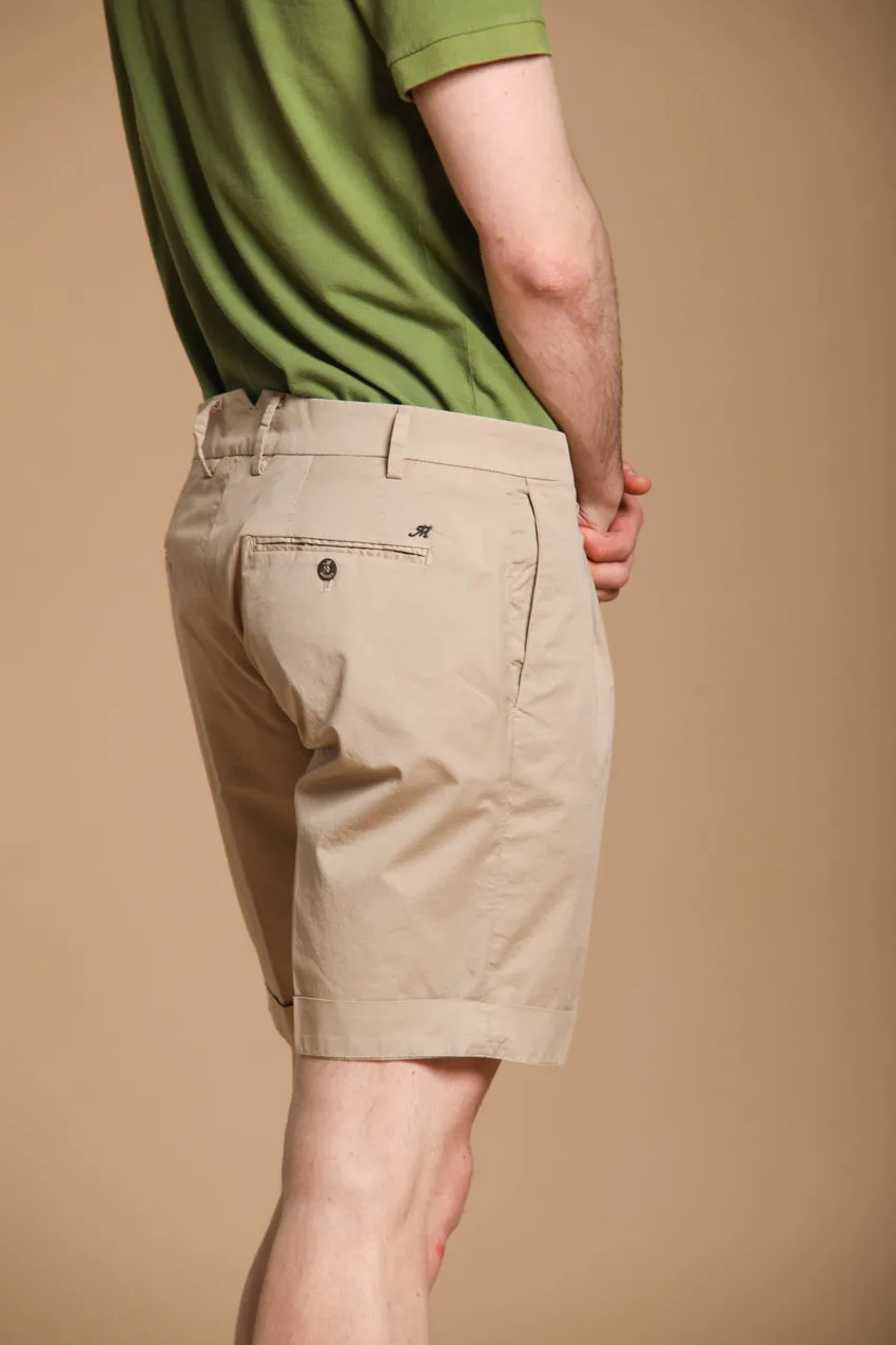 New York Time 1 Pinces men's chino bermuda shorts in Pima cotton Regular fit sold by Mason's product image thumbnail 4