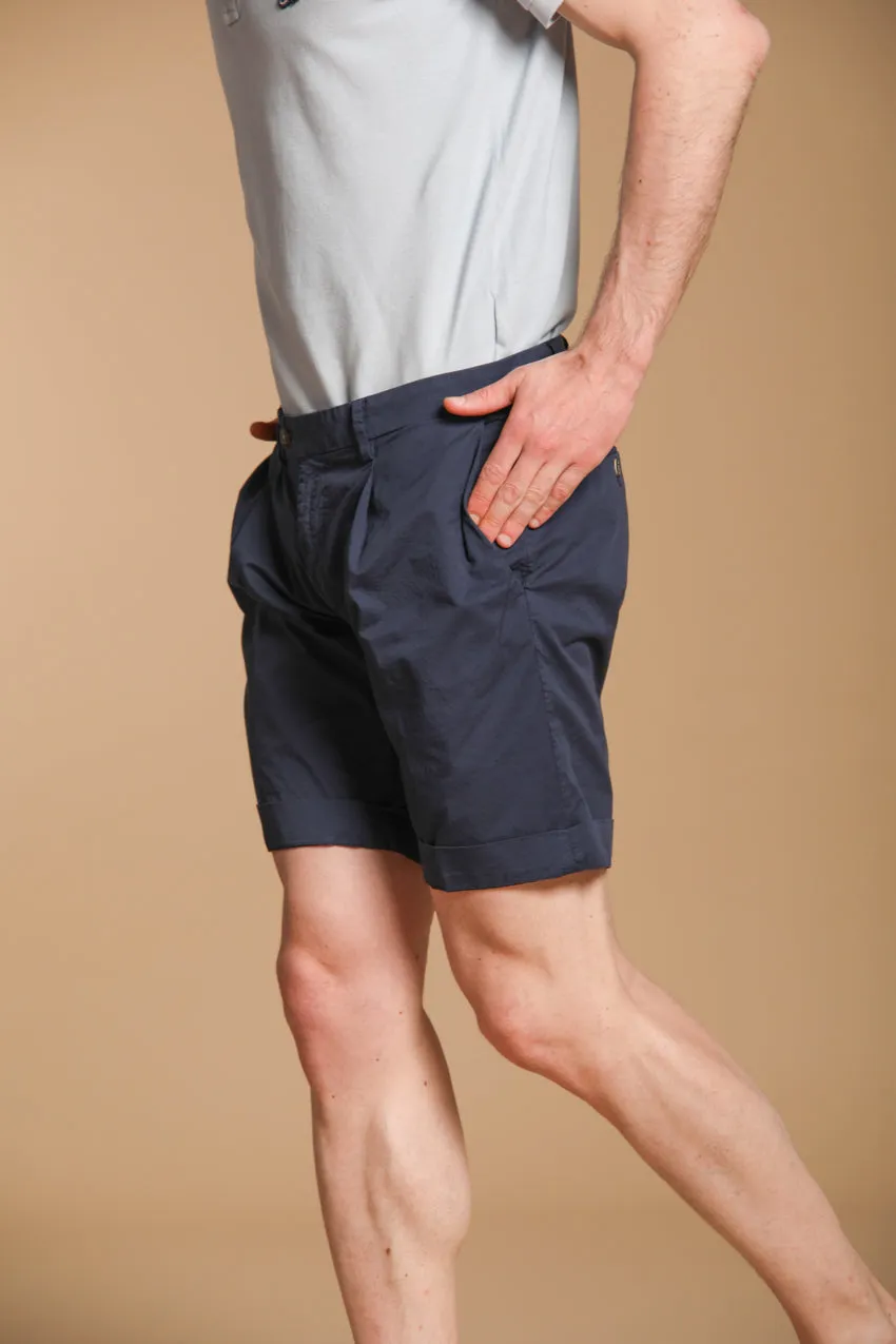 New York Time 1 Pinces men's chino bermuda shorts in pima cotton Regular fit sold by Mason's product image thumbnail 4