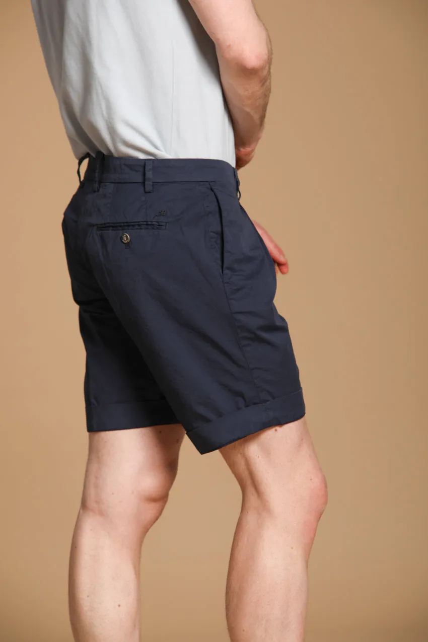 New York Time 1 Pinces men's chino bermuda shorts in pima cotton Regular fit sold by Mason's product image thumbnail 3