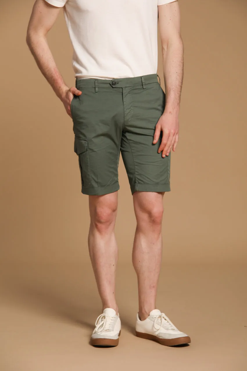 New York Cargo men's cargo bermuda shorts in pima cotton Regular fit sold by Mason's