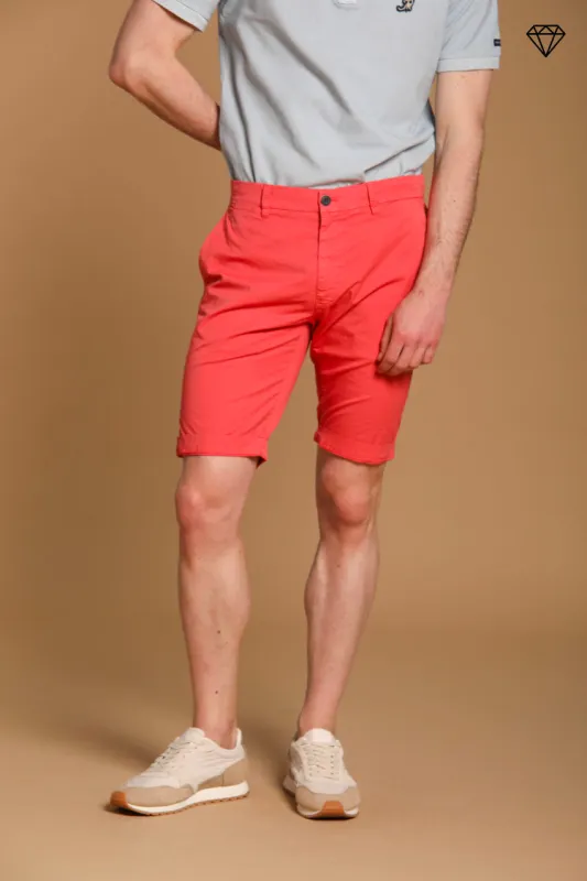 London men's chino bermuda shorts in Pima Cotton Regular fit  ① sold by Mason's