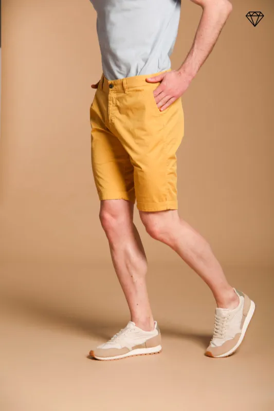 London men's chino bermuda shorts in Pima Cotton Regular fit  ① sold by Mason's