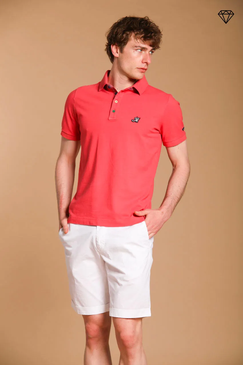 Leopardi Men's Polo in Piqué with Tailored Details ① sold by Mason's product image thumbnail 3
