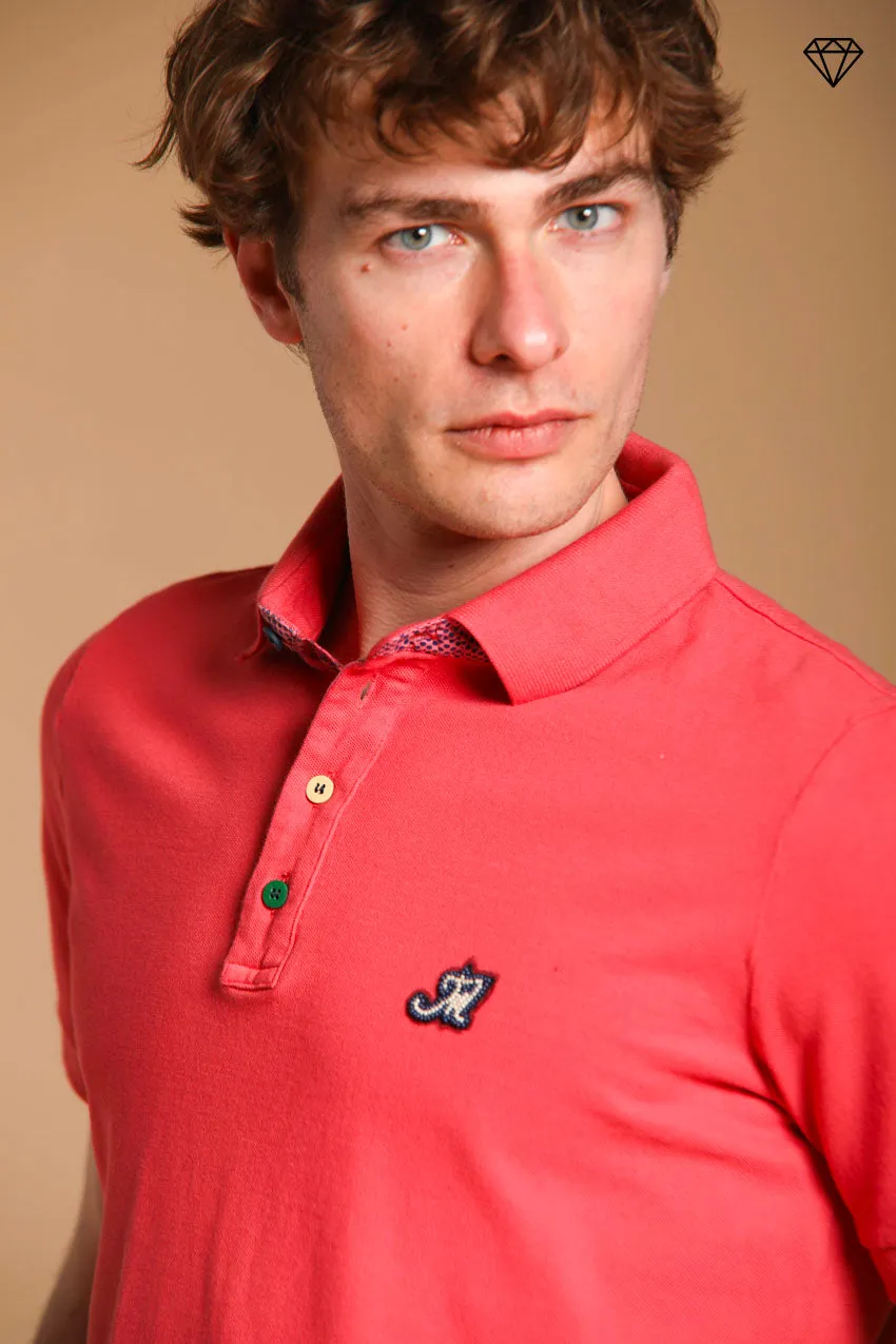 Leopardi Men's Polo in Piqué with Tailored Details ① sold by Mason's product image thumbnail 2