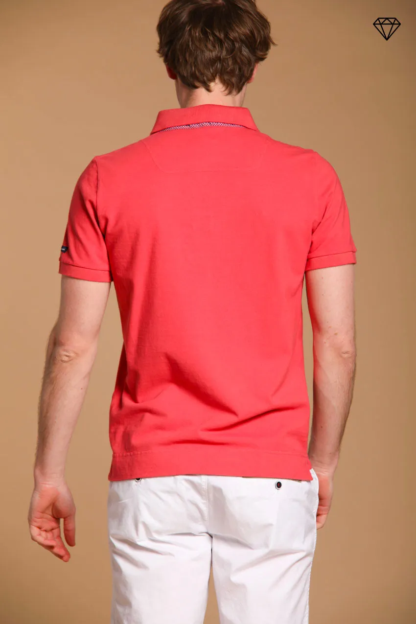 Leopardi Men's Polo in Piqué with Tailored Details ① sold by Mason's product image thumbnail 4