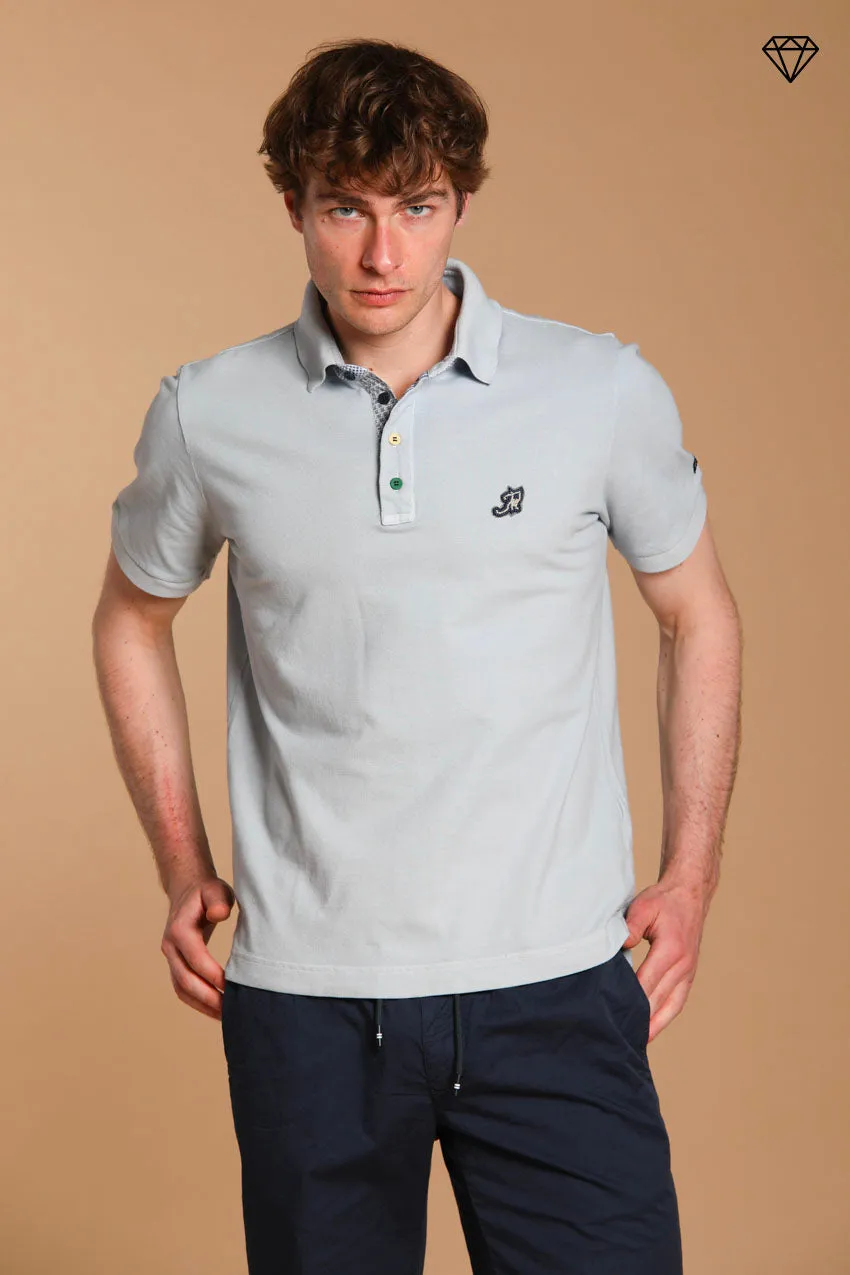 Leopardi Men's Polo in Piqué with Tailored Details ① sold by Mason's