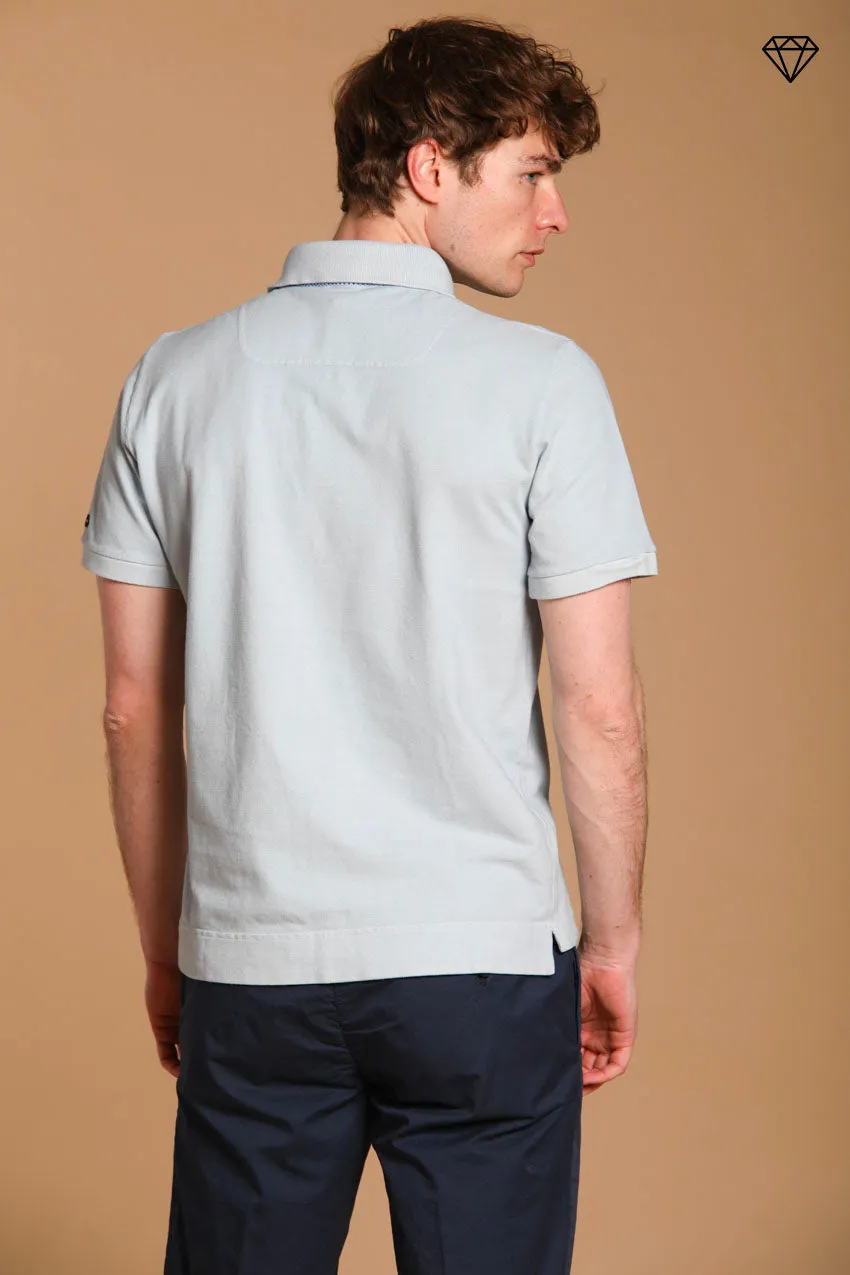 Leopardi Men's Polo in Piqué with Tailored Details ① sold by Mason's product image thumbnail 4