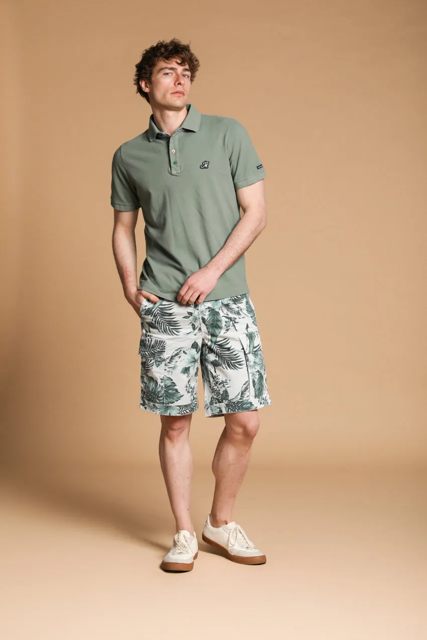 Leopardi Men's Polo in Piqué with Tailored Details ① sold by Mason's product image thumbnail 3