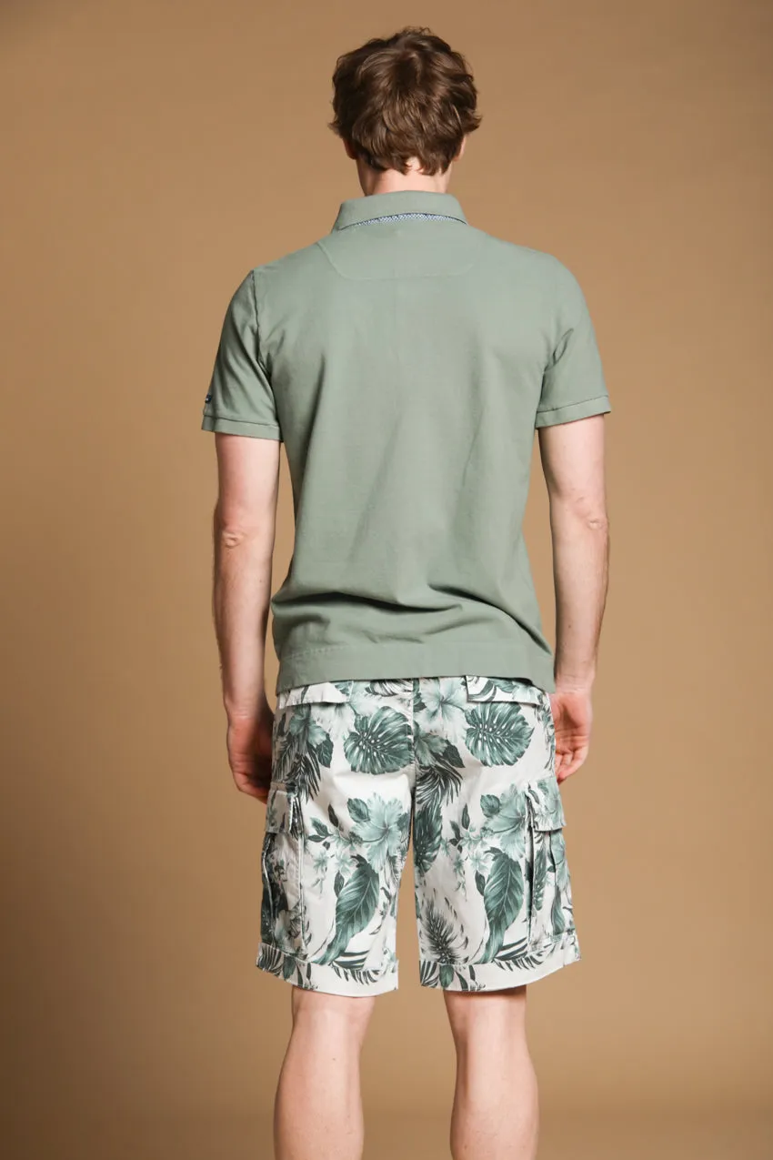 Leopardi Men's Polo in Piqué with Tailored Details ① sold by Mason's product image thumbnail 4