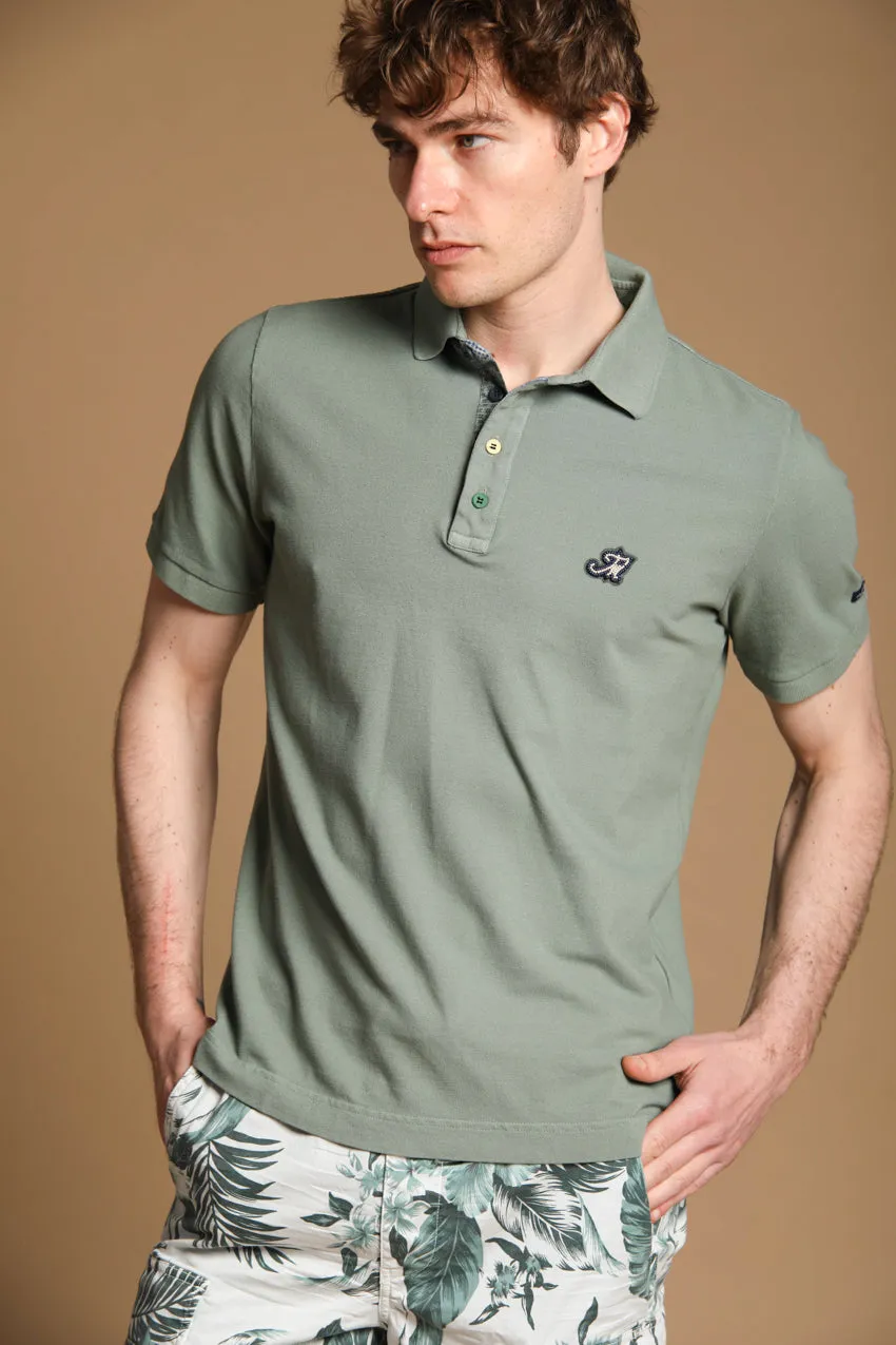 Leopardi Men's Polo in Piqué with Tailored Details ① sold by Mason's