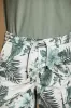 Cargo M74 men's cargo bermuda in cotton with tiffany Hawaii print relaxed fit sold by Mason's