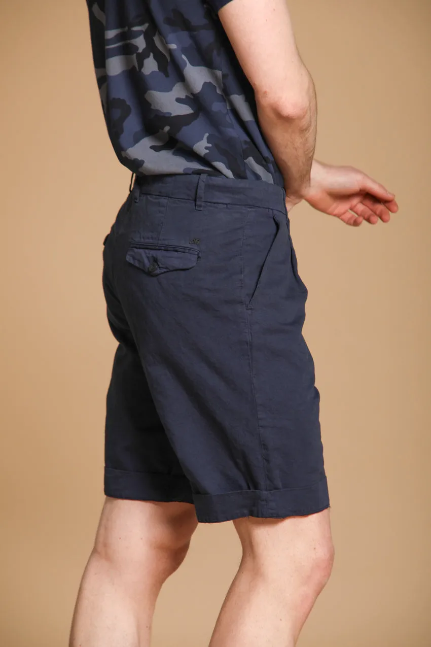 Pinces 22 Brocken men's chino bermuda shorts in a cotton and hemp blend relaxed fit sold by Mason's product image thumbnail 3