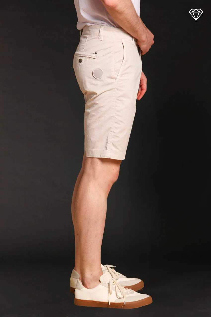 John Coolkhinos men's chino bermuda shorts in pima cotton logo edition carrot fit ① sold by Mason's product image thumbnail 3