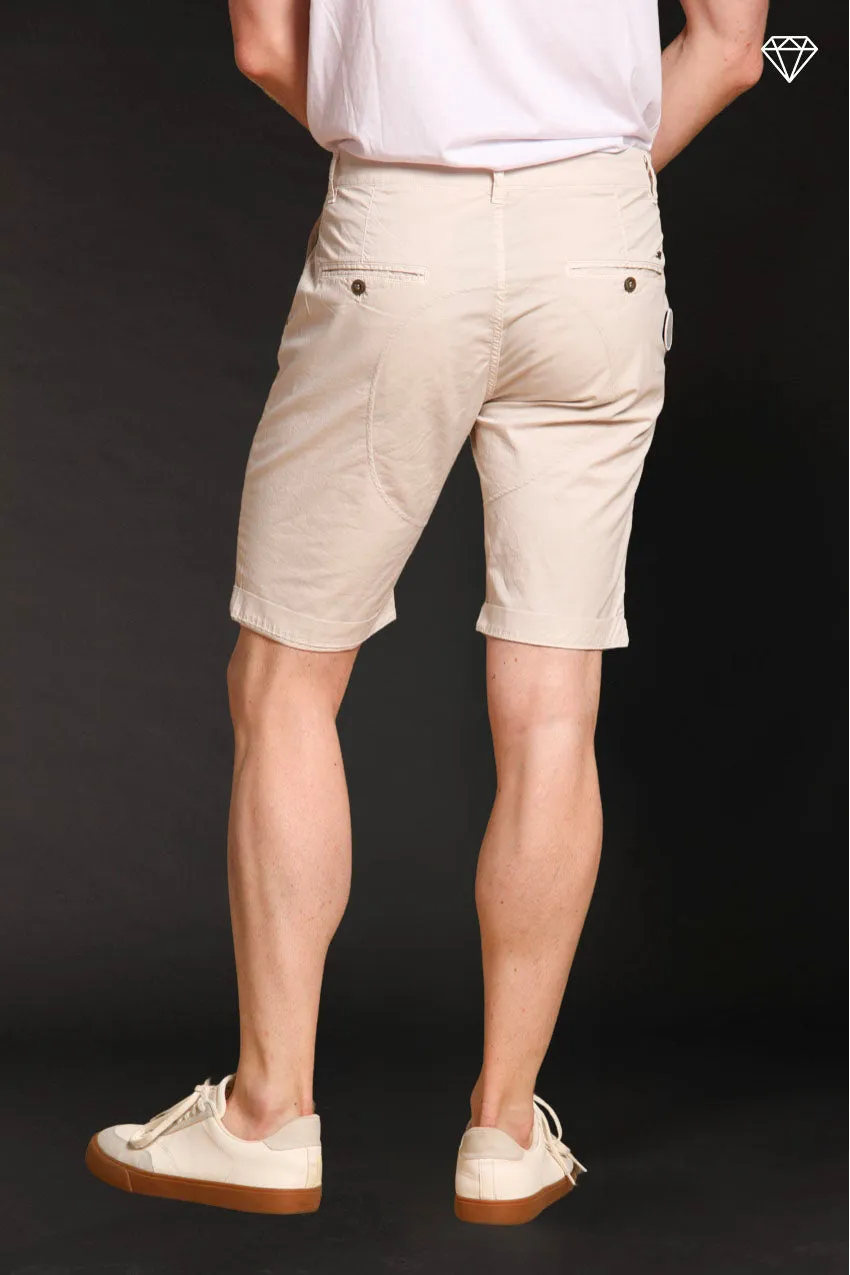 John Coolkhinos men's chino bermuda shorts in pima cotton logo edition carrot fit ① sold by Mason's product image thumbnail 4