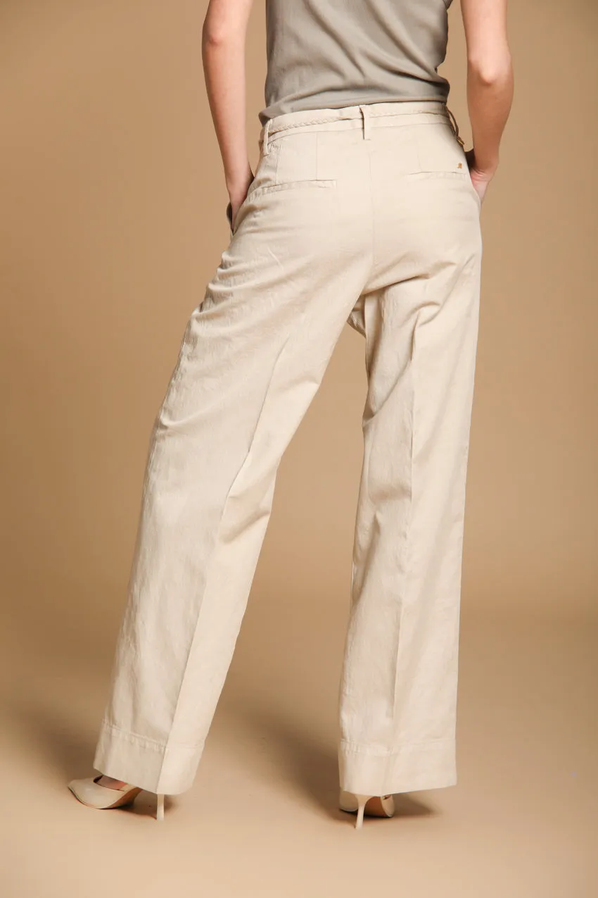 New York Studio women's Chino pants in cotton-linen twill Relaxed fit sold by Mason's product image thumbnail 4