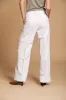 New York Studio women's Chino pants in cotton-linen twill Relaxed fit sold by Mason's