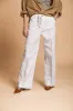 New York Studio women's Chino pants in cotton-linen twill Relaxed fit sold by Mason's