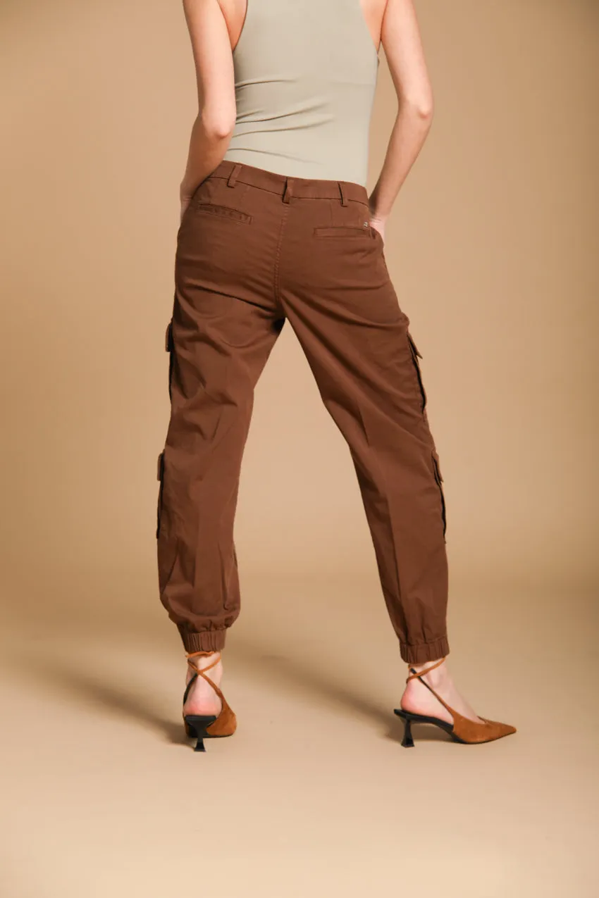 Evita Cargo women's cargo pants in gabardine curvy fit sold by Mason's product image thumbnail 5