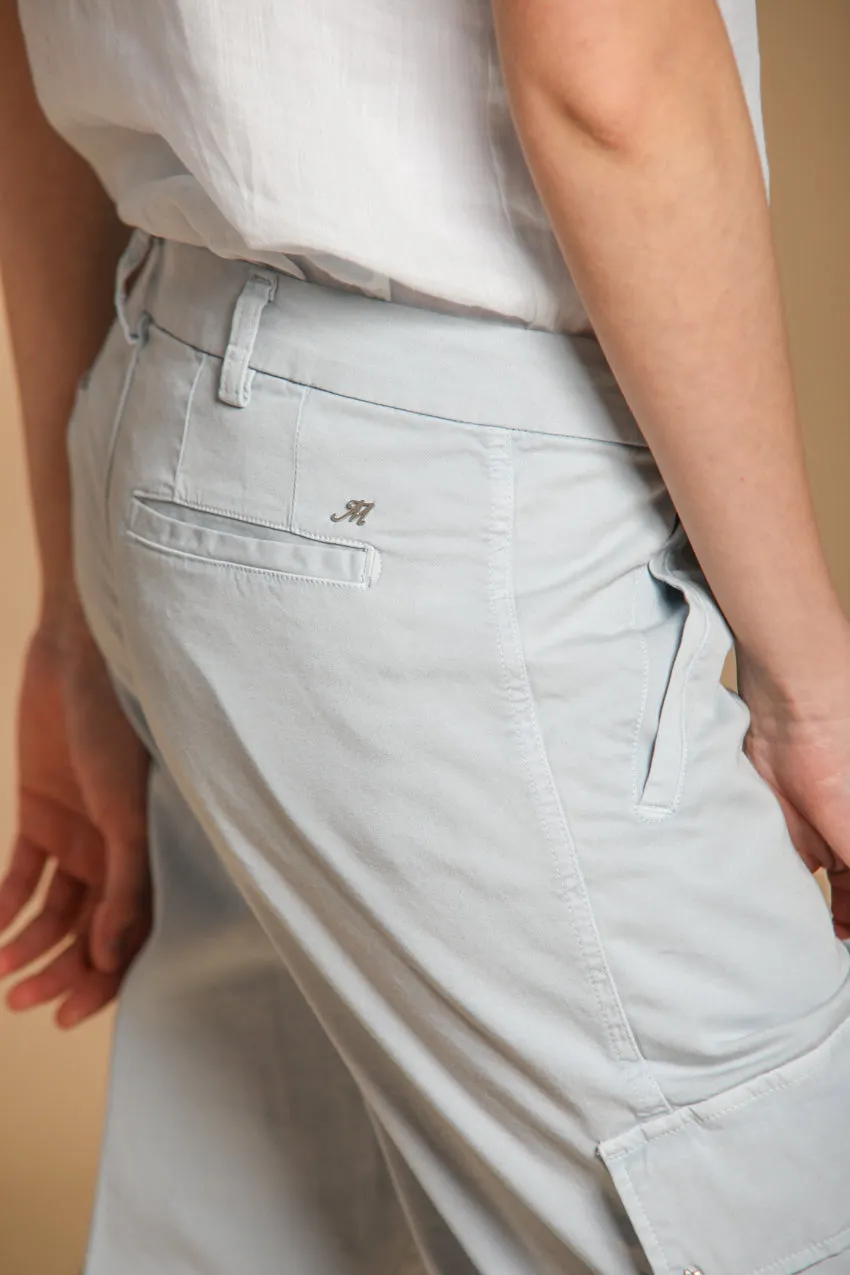 Evita Cargo women's cargo pants in gabardine curvy fit sold by Mason's product image thumbnail 2