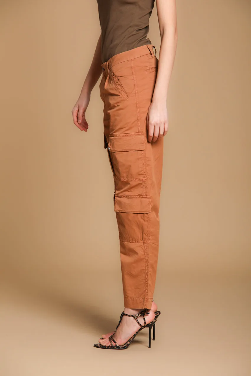 Evita Cargo women's cargo pants in stretch gabardine curvy fit sold by Mason's product image thumbnail 4
