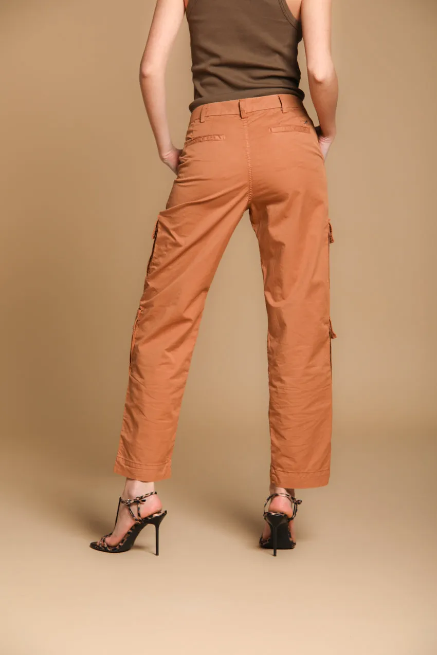 Evita Cargo women's cargo pants in stretch gabardine curvy fit sold by Mason's product image thumbnail 5