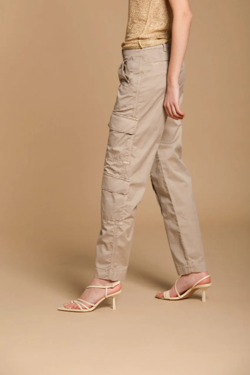 Evita Cargo women's cargo pants in stretch gabardine curvy fit sold by Mason's product image thumbnail 3