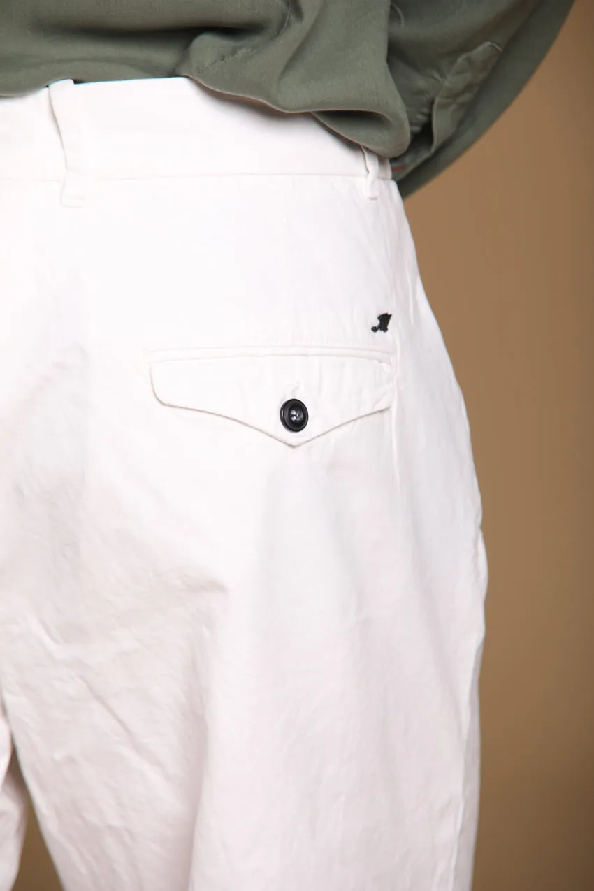 Pinces 22 men's chino pants in Oxford canvas with a relaxed fit sold by Mason's product image thumbnail 2