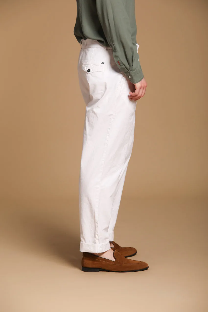 Pinces 22 men's chino pants in Oxford canvas with a relaxed fit sold by Mason's product image thumbnail 5