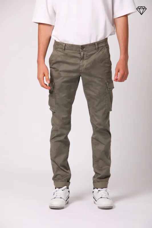 Chile Men's cargo pants in cotton with sand camouflage print Extra-Slim fit ① sold by Mason's