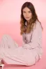 Evita woman cargo pants in tencel and cotton with embroidery curvy sold by Mason's