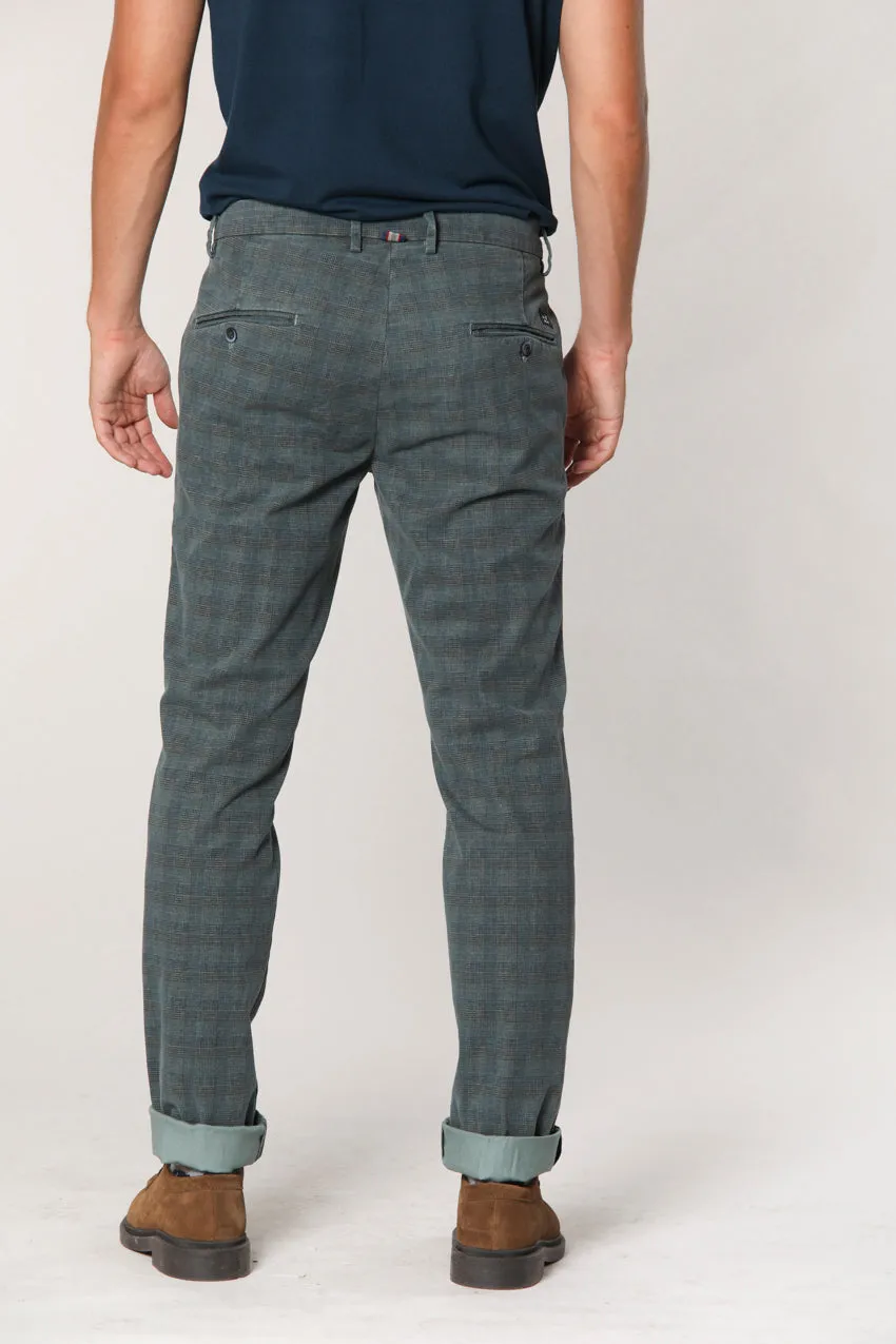 Torino Style man chino pants in gabardine with faded chevron pattern slim sold by Mason's product image thumbnail 4