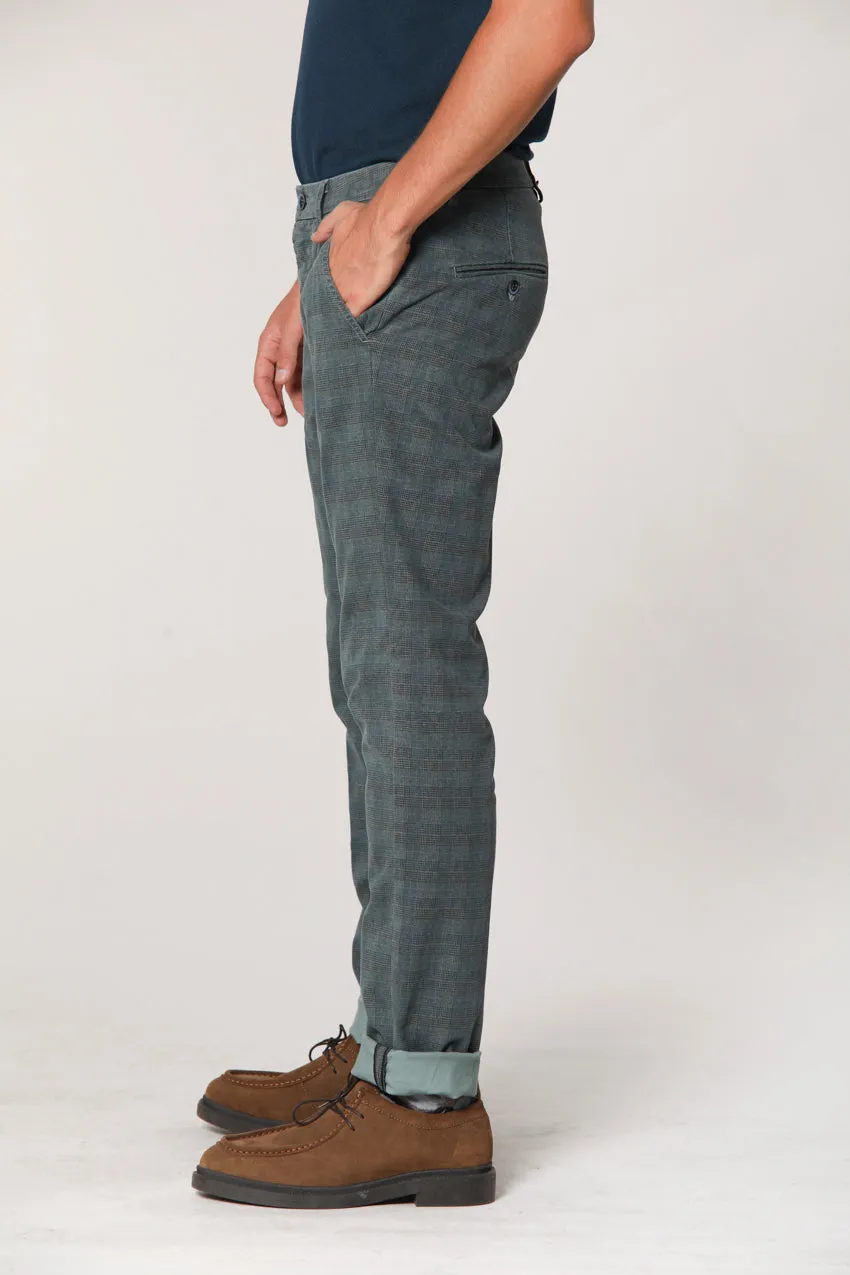 Torino Style man chino pants in gabardine with faded chevron pattern slim sold by Mason's product image thumbnail 3
