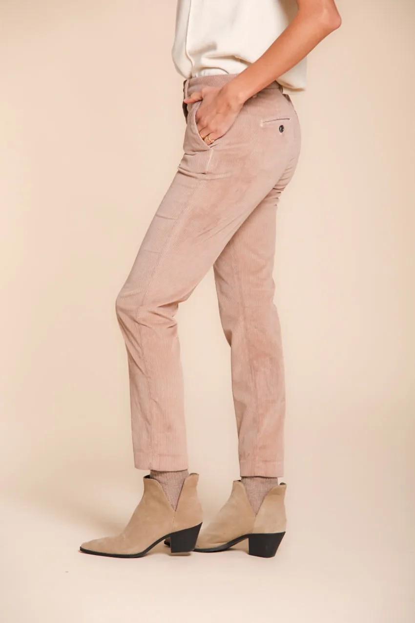 New York Slim women’s chino trousers in corduroy slim fit ① sold by Mason's product image thumbnail 3