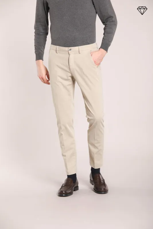 Torino men's chino pants in gabardine slim fit ① sold by Mason's