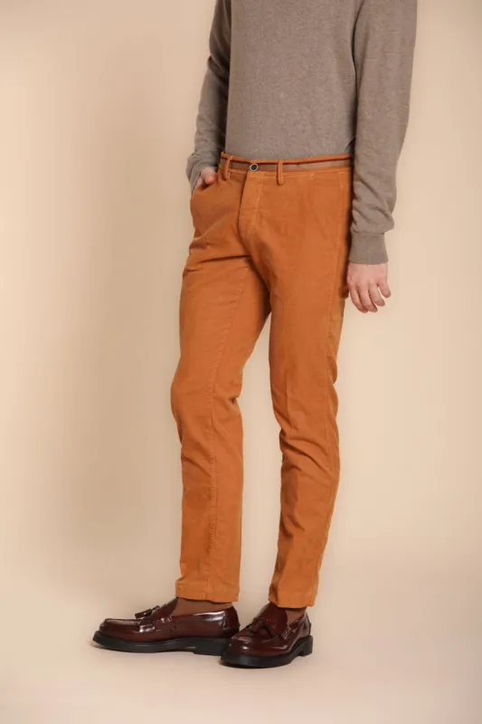 Torino Winter men's chino pants in 1000-line corduroy slim fit sold by Mason's