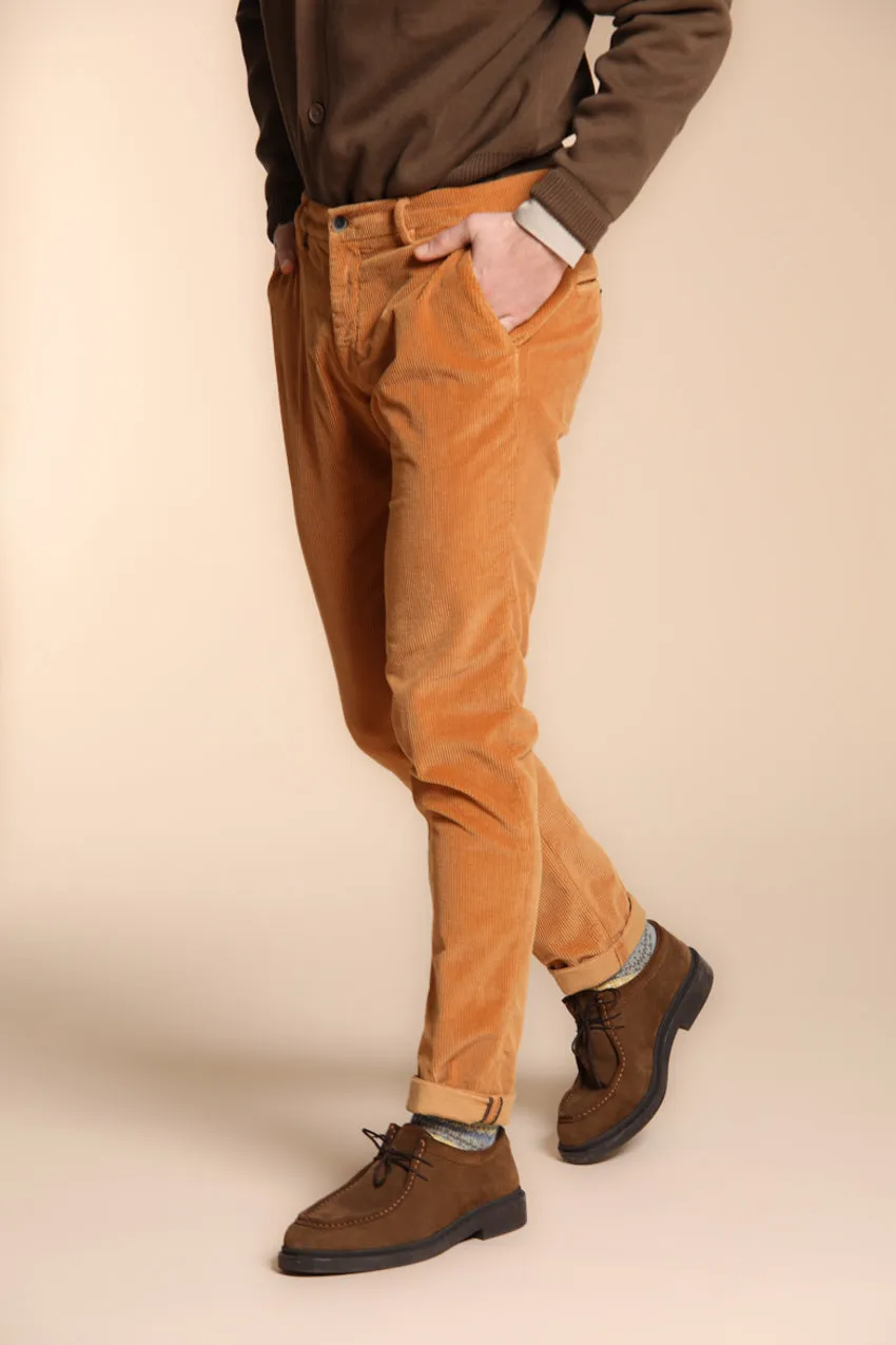 Milano men's chino pants in 500-line corduroy extra slim fit sold by Mason's product image thumbnail 4