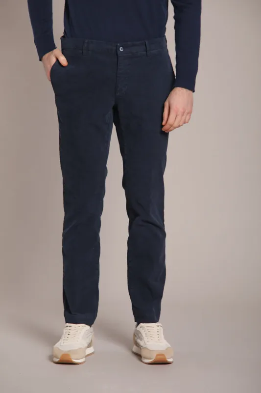 New York men's chino pants in 1000-ridge corduroy regular fit sold by Mason's