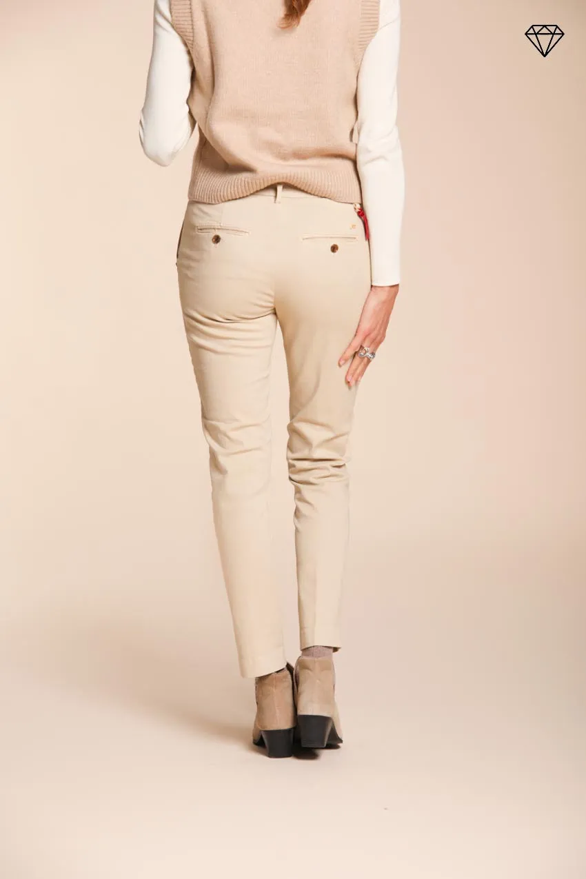 New York Slim women’s chino trousers in satin slim fit ① sold by Mason's product image thumbnail 4