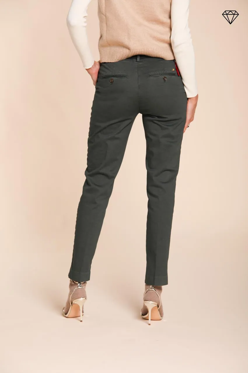 New York Slim women’s chino trousers in satin slim fit ① sold by Mason's product image thumbnail 4