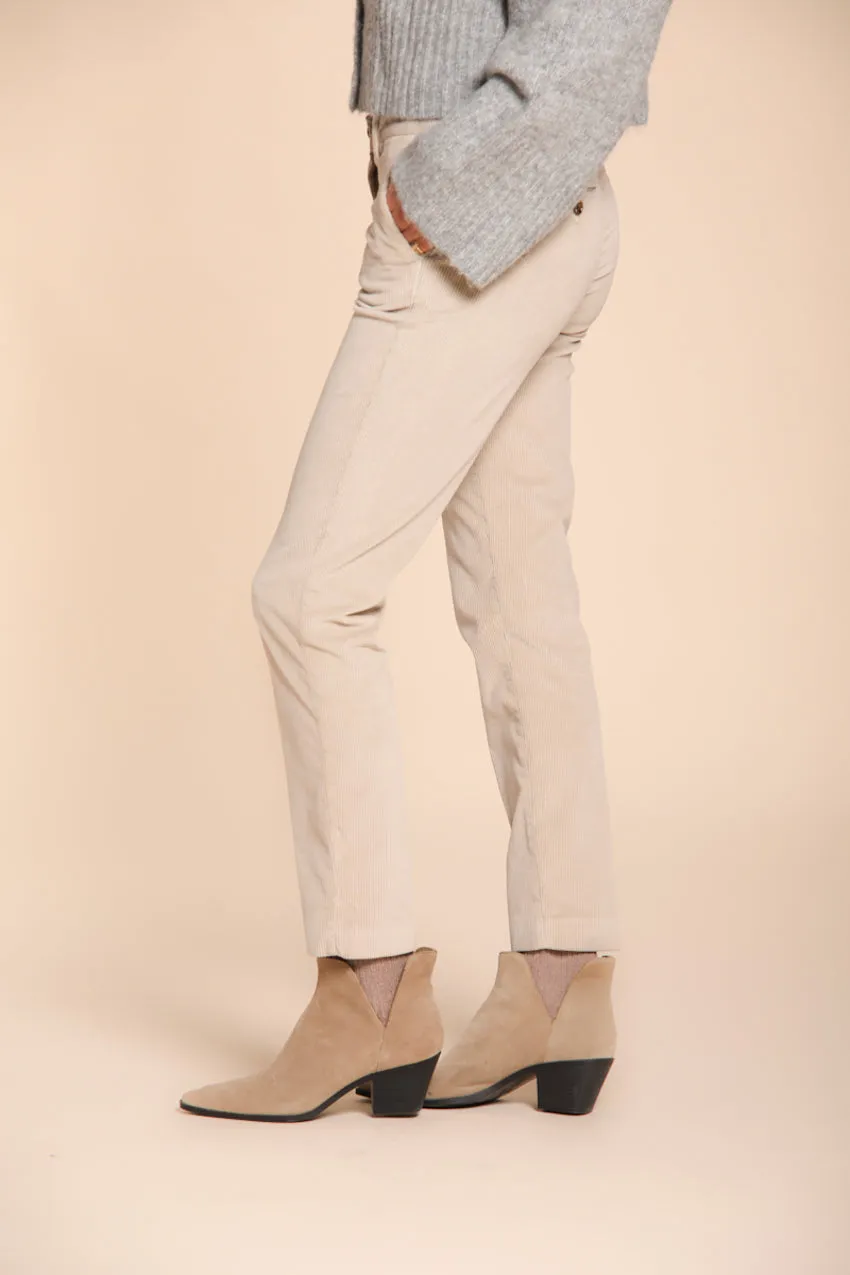 New York Slim women’s chino trousers in corduroy slim fit ① sold by Mason's product image thumbnail 4