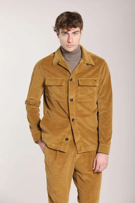 Steve men’s overshirt in 500-wale corduroy sold by Mason's