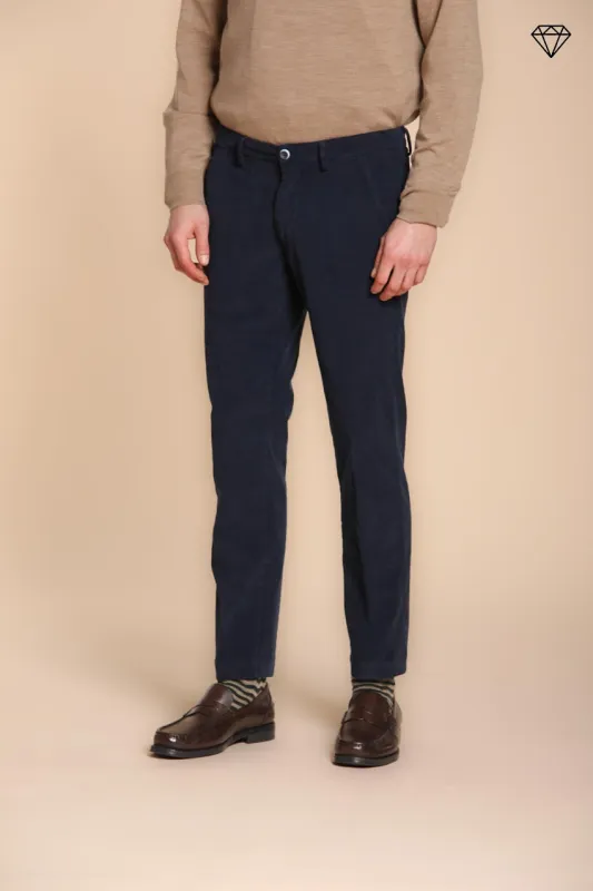 Torino men's chino pants in 1500-ridge corduroy slim fit ① sold by Mason's