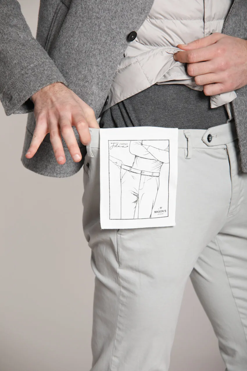 Torino Flex men's chino pants in satin slim fit sold by Mason's product image thumbnail 5